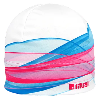 Čepice Rituall čepice Stelvio VLNA bílá / fuchsie M