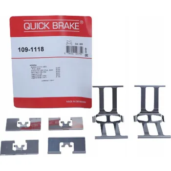 Zavěšení kol QUICK BRAKE MONTÁŽNÍ SADA BRZDOVÝCH DESTIČEK ZADNÍ NÁPRAVY VHODNÉ PRO: FIAT