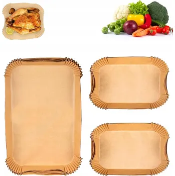 Pečicí papír 160x PAPÍR NA PEČENÍ DO HORKOVZDUŠNÉ FRITÉZY VLOŽKY pro NINJA AIR FRYER