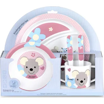 Sada nádobí STERNTALER Sada Nádobí Pro Miminka 6m+ Růžová