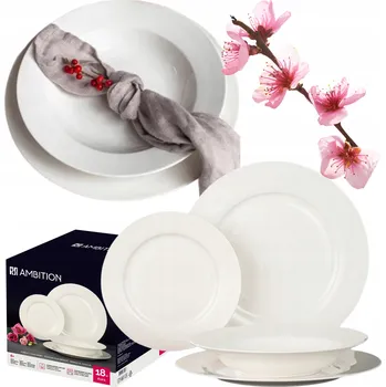 Talíř Jídelní servis Ambition AURA 18 ks