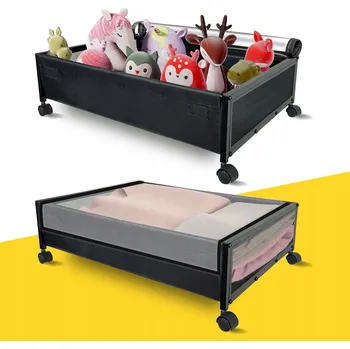 Úložný box SPECILITE Úložné boxy pod postel na kolečkách, 2 kusy s víkem