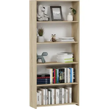 Knihovna Regál Framire 80 cm x 180 cm x 30 cm dub sonoma