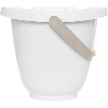 Přebalování LUMA Babycare kyblík na koupání a pleny s víkem White