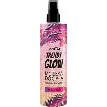 Tělový sprej VENITA TRENDY GLOW ROZJASŇUJÍCÍ TĚLOVÁ MLHA - ROSE GOLD