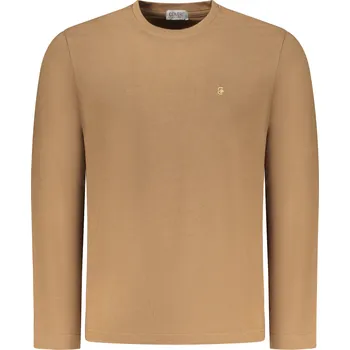 Pánské hnědé triko s dlouhým rukávem COVERI MOVING hnědá 3506758