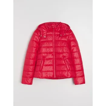 Sinsay - Prošívaná puffer bunda s kapucí - fuchsiová - 189GZ-43X - 189GZ-43X-XL