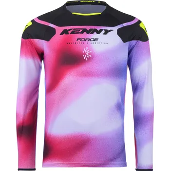 cyklistický dres KENNY dres FORCE FOG 25 neon/yellow - 3XL