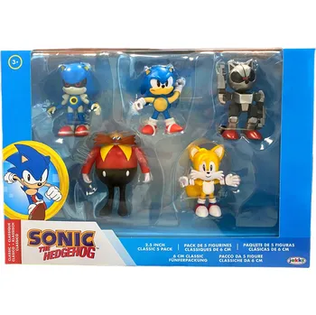 Figurka SADA FIGURKY JEŽEK SONIC 5 KUSŮ 6 CM