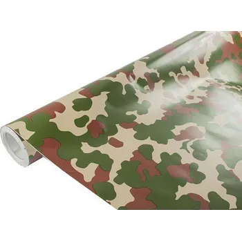 Polep vozidla Maskáčová karbonová folie LES (š. 1,52m)