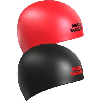 Plavecká čepice Mad Wave Champion 3D Černo/červená