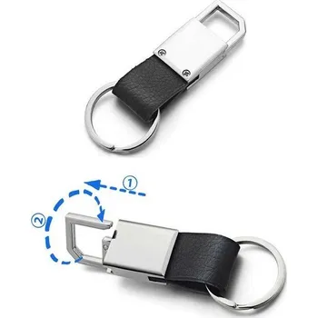 Přívěsek Pánská otočná klíčenka nerez + Možnost Gravírování