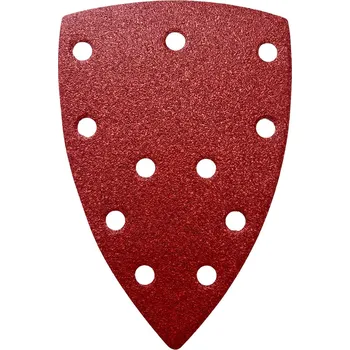 Brusný papír PROFESSIONAL ABRASIVES výsek brusný 100x150x150mm zr.100 SZ, 11 otvorů (5ks)