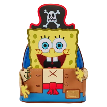 Školní batoh Mini batoh z SpongeBob SquarePants - Loungefly - Pirate - vícebarevný