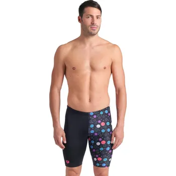 Pánské plavky Arena Performance Funny Prints Contour Swim Jammer Black Multi XXS - UK28