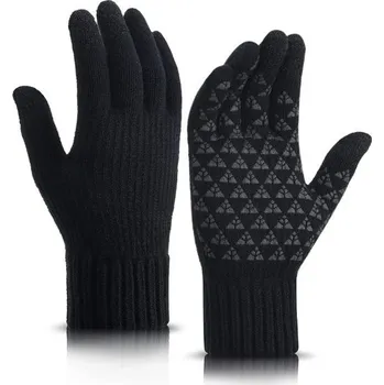 Chránič rukou GERIINEER Zimní rukavice Pletené rukavice s dotykovou obrazovkou Prstové rukavice Sportovní teplé a