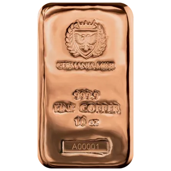 Česká mincovna Měděný slitek 10 Oz 311 g