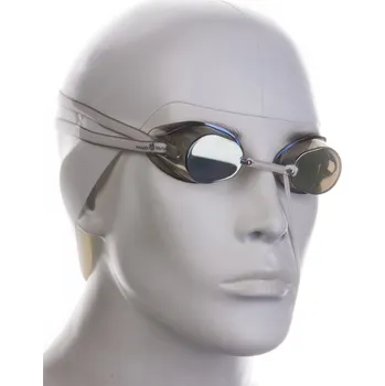 Plavecké skořápky Mad Wave Racer SW Mirror Šedá