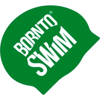 Plavecká čepice BornToSwim Classic Silicone Tmavě zelená