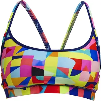 Dámské plavky Funkita On The Grid Sports Top XS - UK30
