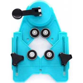 Kraft&Dele KD10386, Přísavné vodítko pro vrtací pily | nastavitelná ložiska, 4–83 mm