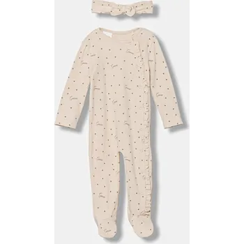 Kojenecký overall Kojenecké dupačky Guess S5YG11.KBZP4.9BYA béžová 02X, vel. 68-76