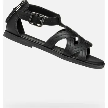 Dámské sandále Geox Černé dívčí sandály Geox Karly