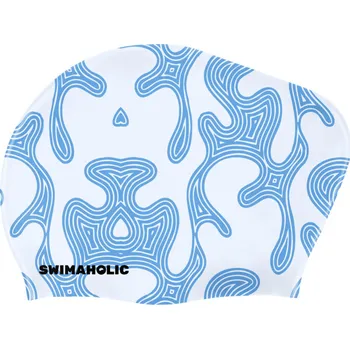 Plavecká čepice na dlouhé vlasy Swimaholic Labyrinth Long Hair Cap