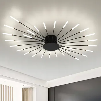 ZYRANDOL ČERNÁ ZÁVĚSNÁ LED LAMPA STROPNÍ DO OBÝVÁKU MODERNÍ 4500K 28W