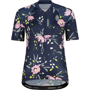 cyklistický dres Maloja Dámský cyklistický dres VilsaM. AOP 1/2 2025 Modrá S Dámské