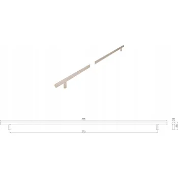 Nábytkové kování Nábytková úchytka SIRO 885-688ZN4 nikl matný, satén
