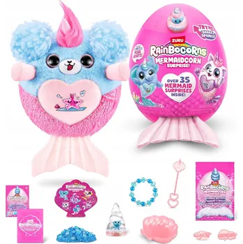 plyšák Sada ZURU Rainbocorns Mermaidcorn Surprise Plyšové vajíčko