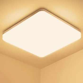 STROPNÍ SVÍTIDLO STROPNÍ SVÍTIDLO LED ČTVEREC NÁSTĚNNÝ MODERNÍ 36W 3000K DO OBÝVACÍHO POKOJE