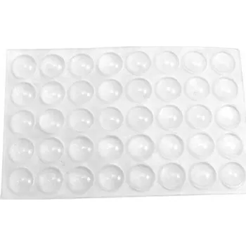 Podložka pod nábytek Silikonové podložky Amig 17658 průhledné 0,8 mm 40 ks