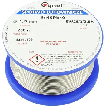 Příslušenství ke svářečce Cynel Pájecí cín 1,2 mm 250 g