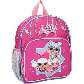 Dětský batoh Batoh vícekomorový L.O.L. Surprise Vadobag pro dívky, růžový, vícebarevný