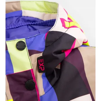 Lyžařská bunda pro dívky Snowboardová bunda 164 Lemon Explore ZL4