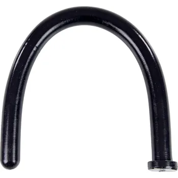 Dildo Analconda Ringhal Spitting, dlouhé černé vinylové anální dildo 89 x 4,4 cm