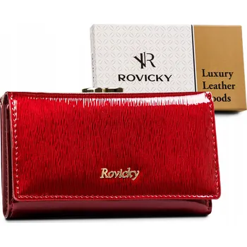 Peněženka Rovicky dámská peněženka z pravé kůže červená