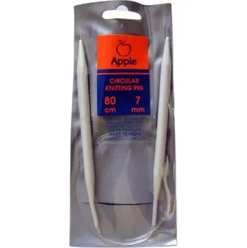 Apple Pletací jehlice kruhové 80 cm - 7 mm