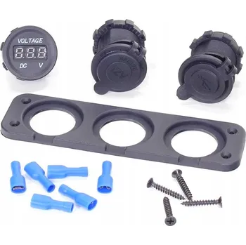 Elektrická zásuvka Nabíjecí Zásuvka Sada 12-24V 1x USB