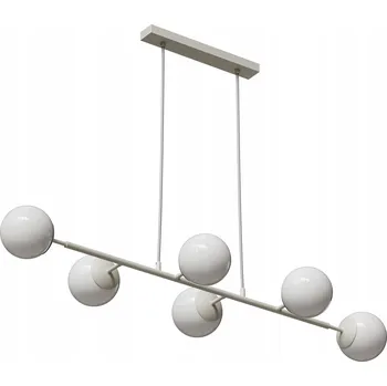 LED Stropní Závěsné Svítidlo 6x G9 Mléčné Koule Stínidlo Loft Lustr Kašmír