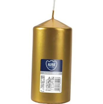 Svíčka Tradiční parafínová svíčka Bez vůně Bispol 1 ks