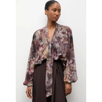 Dámská halenka Halenka Answear.LAB 55620/ST PRINTED.iok šedá 90A, vel. XS