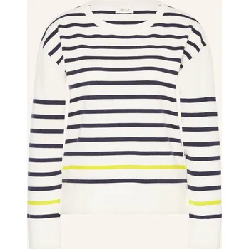 Dámský svetr Cartoon Dámský Svetr, bílá / neonově zelená / tmavě modrá, 42