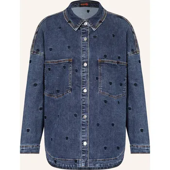 Dámská halenka Miss Goodlife Dámská Džínová Košile, modrá / tmavě modrá, 36