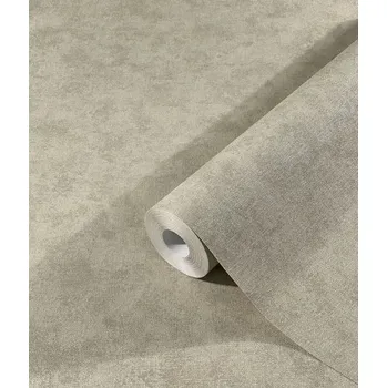 Tapeta KRÉMOVÁ TAPETA S EFEKTEM ODĚREK, LESKLÁ VINYLOVÁ NA VLIESU