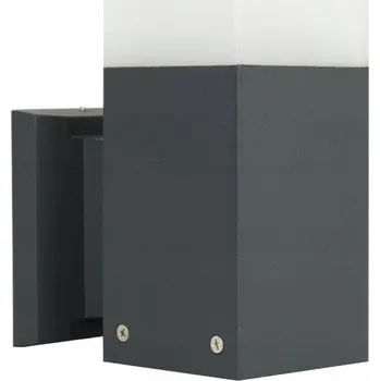 Nástěnné svítidlo Venkovní nástěnné svítidlo Su-ma šedé E27 20 W