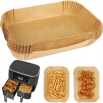 fritéza 200x ORGANIZÉR PAPÍR DO HORKOVZDUŠNÉ FRITÉZY PAPÍROVÉ VLOŽKY PRO FRITÉZY Ninja