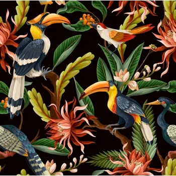 Obraz VODĚODOLNÁ LÁTKA OXFORD TUKANY